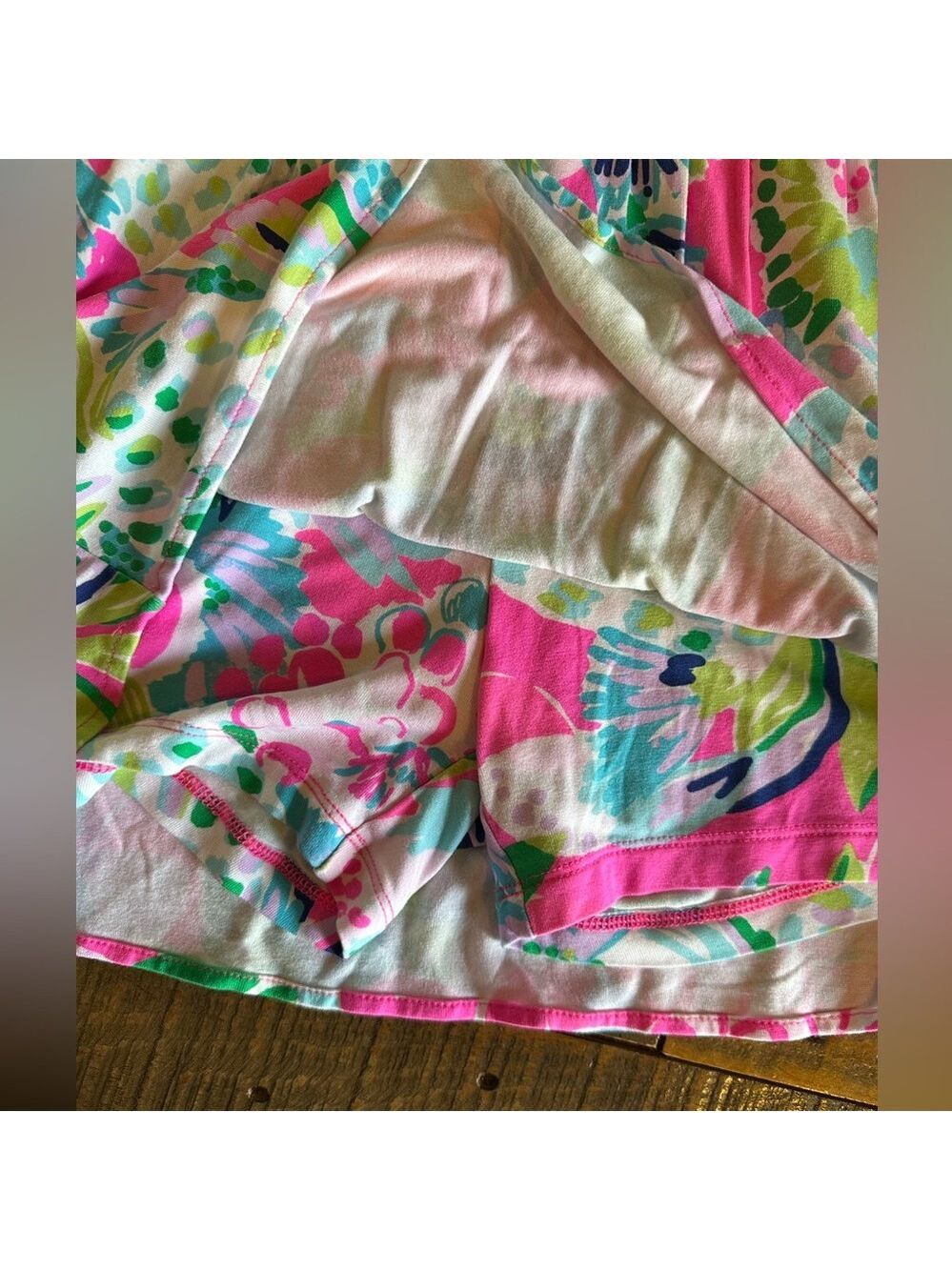 Lilly Pulitzer Lana Off The Shoulder Skort Romper XXS - Picture 7 of 9